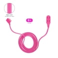 thumbnail image 4 of Globe Electric 9-ft Neon Pink Fabric Extension Cord, 4 of 6
