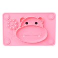 thumbnail image 4 of XZNGL Calf Childrens Silicone Dinner Plate Infant Non-Slip Suction Cup Bowl Baby Cartoon Complementary Food Divided Tableware, 4 of 9