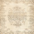 thumbnail image 1 of Ahgly Company Tapis d'Intérieur Carré Traditionnel Brun Persan, 5' Carré, 1 of 6