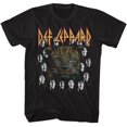 thumbnail image 1 of Def Leppard Def Leppard Leopard W High N Dry Heads Black Adult T-Shirt, 1 of 2