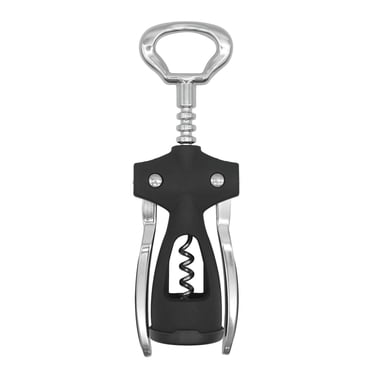 Starfrit Tire-bouchon à ailettes, zinc moulé, poignées antidérapantes, bras à levier, 19,5 cm