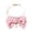 Pink, variant on Elegant Cat Pearl Collar With Bow Tie Adjustable Necklace For Indoor Felines And Small, One Size, White
