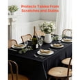 thumbnail image 2 of KFFKFF 6 Pack Polyester Table Cloth for Rectangle Tables, 70 x 120 Inches, Reusable and Machine Washable Table Clothes, Polyester Fabric Table Covers, 2 of 9