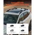 thumbnail image 2 of KFFKFF Roof Rack Cross Bars, 200 LBS Load Capacity, Compatible with Subaru Crosstrek 2018-2024, Heavy Duty Aluminum Crossbar Racks, Roof Rail Rooftop Cargo Bar, 2 of 9