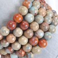 thumbnail image 4 of Natural Healing Power Gemstone Crystal Beads Unisex Adjustable Macrame Bracelets 8mm,Imperial Jasper, 4 of 4