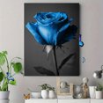 thumbnail image 4 of Toile Murale d'Hôtel Rose Bleue 15,75 X 11,81 Pouces, 4 of 8