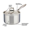thumbnail image 2 of Meyer SuperSteel Casserole en Acier Inoxydable Tri-Plis avec Couvercle - 2 L, 2 of 5