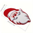 thumbnail image 4 of Binmer 1pc Irregular Santa Claus Shape Area Rug Indoor Non-Slip Washable Rug Non-Shedding Mat For Bedroom Living Room Office Nursery Room Home Decor Room, 4 of 9