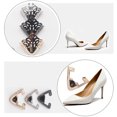 thumbnail image 4 of 1 Pair Metal Toe Caps Creative Protective Heel Decoration Shoes Supplies, 4 of 9