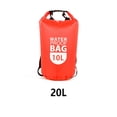 thumbnail image 3 of Unatoiry Sac Étanche d'Extérieur Double Sac à Main une Épaule Léger Grande Capacité Sacs en PVC Imperméables Natation Randonnée Canotage Camouflage Gris 20 L Épaule Simple 1 Ensemble, 3 of 6