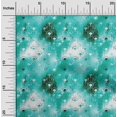 thumbnail image 1 of oneOone Georgette Viscose Turquoise Green Fabric Abstracts Sewing Material Print Fabric By The Yard 42 Inch Wide, 1 of 4