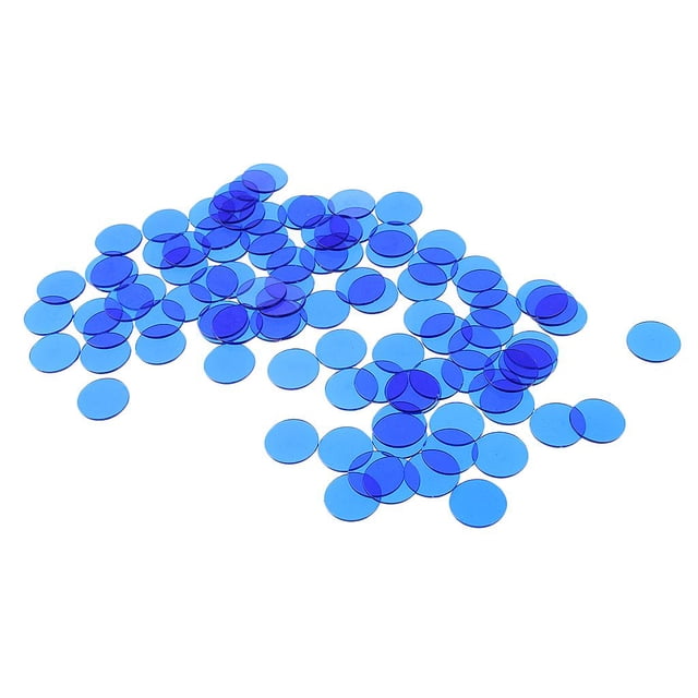 100pc Translucent Bingo Chips 3/4 Inch Chips for