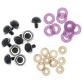 thumbnail image 2 of 10 Pieces 16~24mm Colorful Eyes Noses with Washers and, 2 of 8