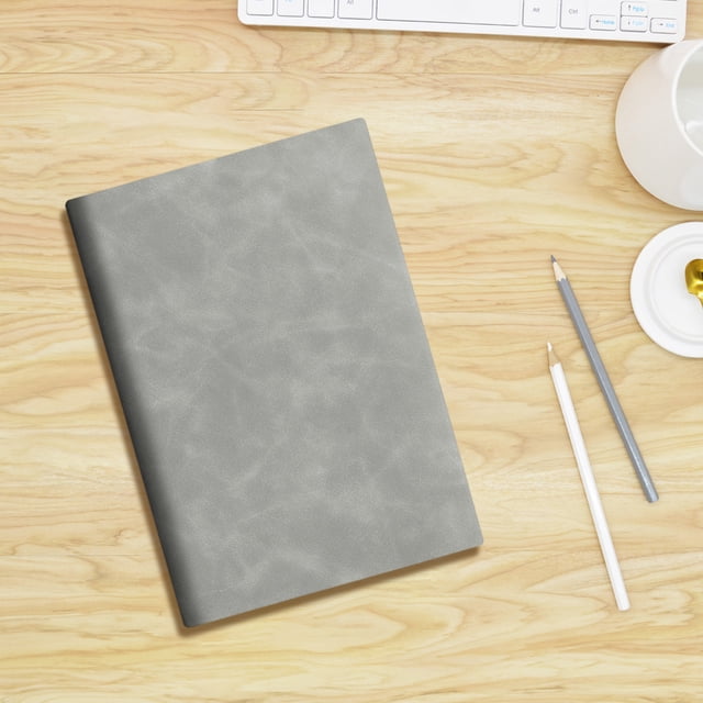 College Supplies, A5 Imitation Sheepskin Notepad Student Review Notebook Thickened Business Work Diary Firm Efficient Office Softcover Book, Teacher Gifts
