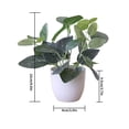 thumbnail image 2 of fastboy Artificial Potted Plant Leaf Simulation Leaves Home Office Desktop Greenery Decoration, Plant Type 14, 2 of 4