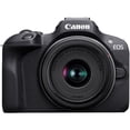 thumbnail image 2 of Canon EOS R100 Appareil Photo Sans Miroir avec Objectif 18-45mm, Carte SD 64 Go, Batterie LPE17 et Chargeur - 1 Unité (Modèle International), 2 of 9