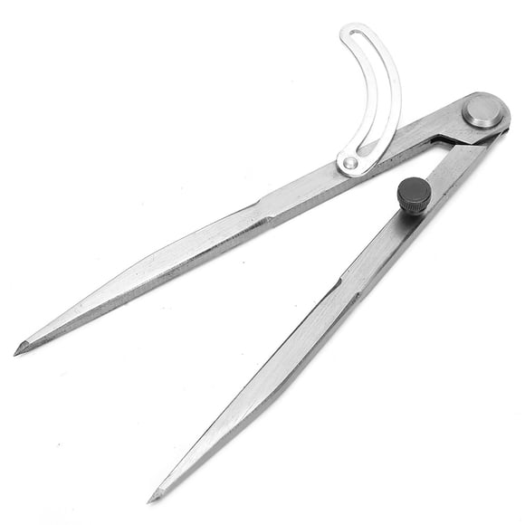 Spacing Compass, Practical High Hardness Easy to Carry Leather Scriber, for Grinding Punching Polishing 100mm,150mm,200mm