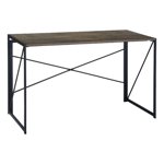 Homycasa 47 inch Home Office Desk Computer Writing Study Table Black