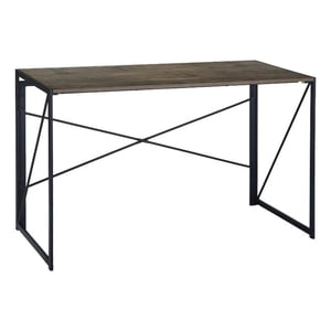 Homycasa 47 inch Bureau à domicile Bureau d'écriture d'ordinateur Table noir