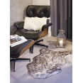 thumbnail image 2 of H-Luxe 2'X3' Gordon Faux Sheepskin Rug, 2 of 3