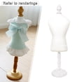 thumbnail image 4 of DOLITY Dog Dress Form Mannequin Jewelry Chain Show Holder Display Stand for Pet Clothes White, 4 of 9