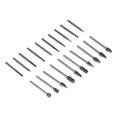 thumbnail image 3 of Tungsten Carbide  Burr Set, Double Cut Chamfered Shank 20Pcs Reliable Tungstens Rotaries Sets  For Engraving, 3 of 8