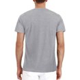 thumbnail image 2 of Innerwin Blouse Col Rond pour Hommes Hauts d'Été Col Henley Coupe Régulière T-Shirts Gris Clair L, 2 of 5
