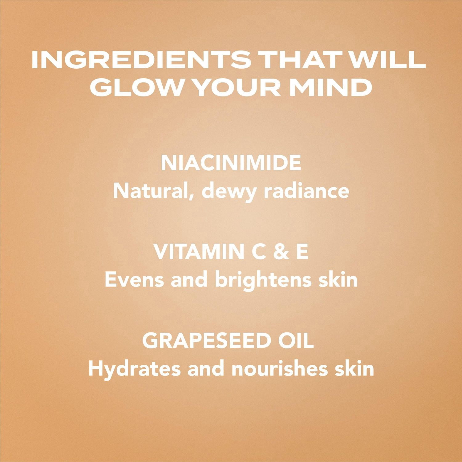 Hard Candy Just Glow Enlumineur pour le Visage – Couleur Transparente, Vitamine C & Niacinamide, Tous les Teints