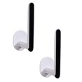 thumbnail image 1 of Oleegame 2PC Spoon And Lid Rest Kitchen Free Punchless Pot Cover Storage Rack Multi Function Cutting Board Rack Plastic Wrap Roll Paper Hook Black, 1 of 9