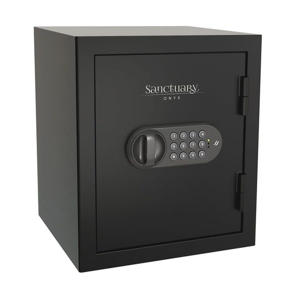 ONYX Series 15.75” Tall Home Safe, Steel Office Safe with Electronic Lock, Top Security Safe<br> With Electronic Lock & Fire Protection (1.01 Cu. Ft.) - SA-ONYX2