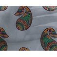 thumbnail image 4 of oneOone Georgette Viscose Fabric Paisley Block Fabric Prints By Yard 42 Inch Wide, 4 of 4