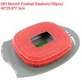 thumbnail image 1 of 12 Styles 3D Football Building Stadium Jigsaw Puzzle Children DIY Assembling Toys Football Fans Stadium Model Collection Toy DDJ, 1 of 5