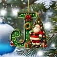 thumbnail image 3 of LSLJS 26 Letters Christmas Tree Decoration Pendant Christmas Tree Ornaments Personalized DIY Christmas Ornaments Christmas Decorations Xmas Tree Hanging Decor Christmas Ornaments, 3 of 4