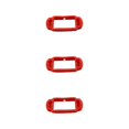 thumbnail image 2 of Transemion Lightweight PSV Silicone Protective Case High Resilience Long-term Without Deformation Lightweight red 3Set, 2 of 6