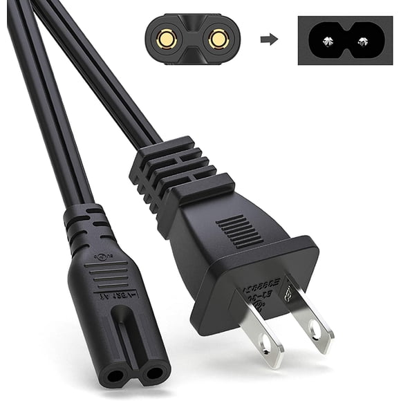 SURJDE 6Ft AC Power Cord for Xbox One S/X,Xbox 1x/1s,PS5 PS4 PS3 PS2 Playstation 5 4 Slim Game Console,Replacement Plug Power Cable