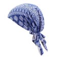 thumbnail image 1 of Couvre-Chef Cancer pour Femmes Confort Foulard Bonnet Chimio Cancer - Fond Noir avec Grand, 1 of 6