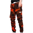 thumbnail image 1 of RKSTN Mens Cargo Pants Ripstop Work Pants Relaxed Fit Outdoor Tactical Camouflage Plus Size Trousers with Pockets, 1 of 3