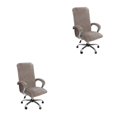 thumbnail image 1 of Transemion 1/2/3 3x Experience Unmatched Comfort And Elegance Chair Covers Wide Application brownness L 2PCS, 1 of 6