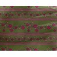 thumbnail image 4 of oneOone Georgette Viscose Tissu Stripefeuilles & Imprimé Floral 1 Yard 42 Inch Wide, 4 of 4