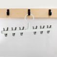 thumbnail image 4 of DOLITY Multi-Purpose Clothes Hanger Organizer Drying Rack Polypropylene Anti-Skid Space White gray, 4 of 9