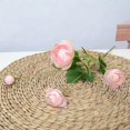 thumbnail image 1 of KUIZAP 60cm 5 Heads Artificial Ranunculus Flowers Floral Faux Peony Bouquet Wedding Home Decoration Simulation Artificial Flowers(Pink), 1 of 7
