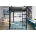 thumbnail image 4 of DHP Abode Full Size Metal Loft Bed, Black, 4 of 9