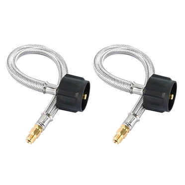 1 Pair RV Propane Hose Copper Type 1 Connection for RV Car 30.4X1.4in