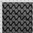thumbnail image 4 of oneOone Rayon Black Fabric Block Sewing Craft Projects Fabric Prints By Yard 56 Inch Wide, 4 of 5