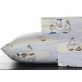 thumbnail image 1 of Eddie Bauer Skating Penguins Flannel Sheet Set King Blue, 1 of 3