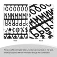 thumbnail image 4 of Uxcell Felt Letter Board Letters Numbers Symbols 3/4 inch Black Alphabet Message Board Changeable, 4 of 6