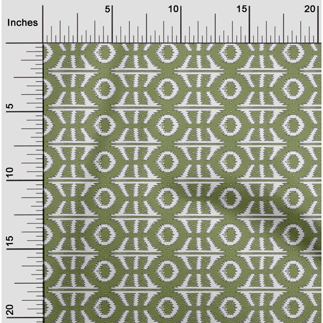 oneOone Cotton Cambric Fabric Geometric Block Fabric Prints By Yard 56 Inch Wide