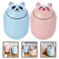 thumbnail image 4 of 2pcs Desktop Mini Waste Bucket Decorative Cartoon Waste Bin Office Desk Small Wastepaper HOlder, 4 of 8