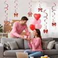 thumbnail image 4 of Mlkoz Valentines Day Decorations , Pendentif Nœud Tourbillon, Cadeaux pour Maman, 4 of 8