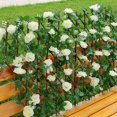 thumbnail image 3 of MesaSe Artificial Fence UV Protection Screening Telescopic With Buds Leaves Privacy Screen, 3 of 8